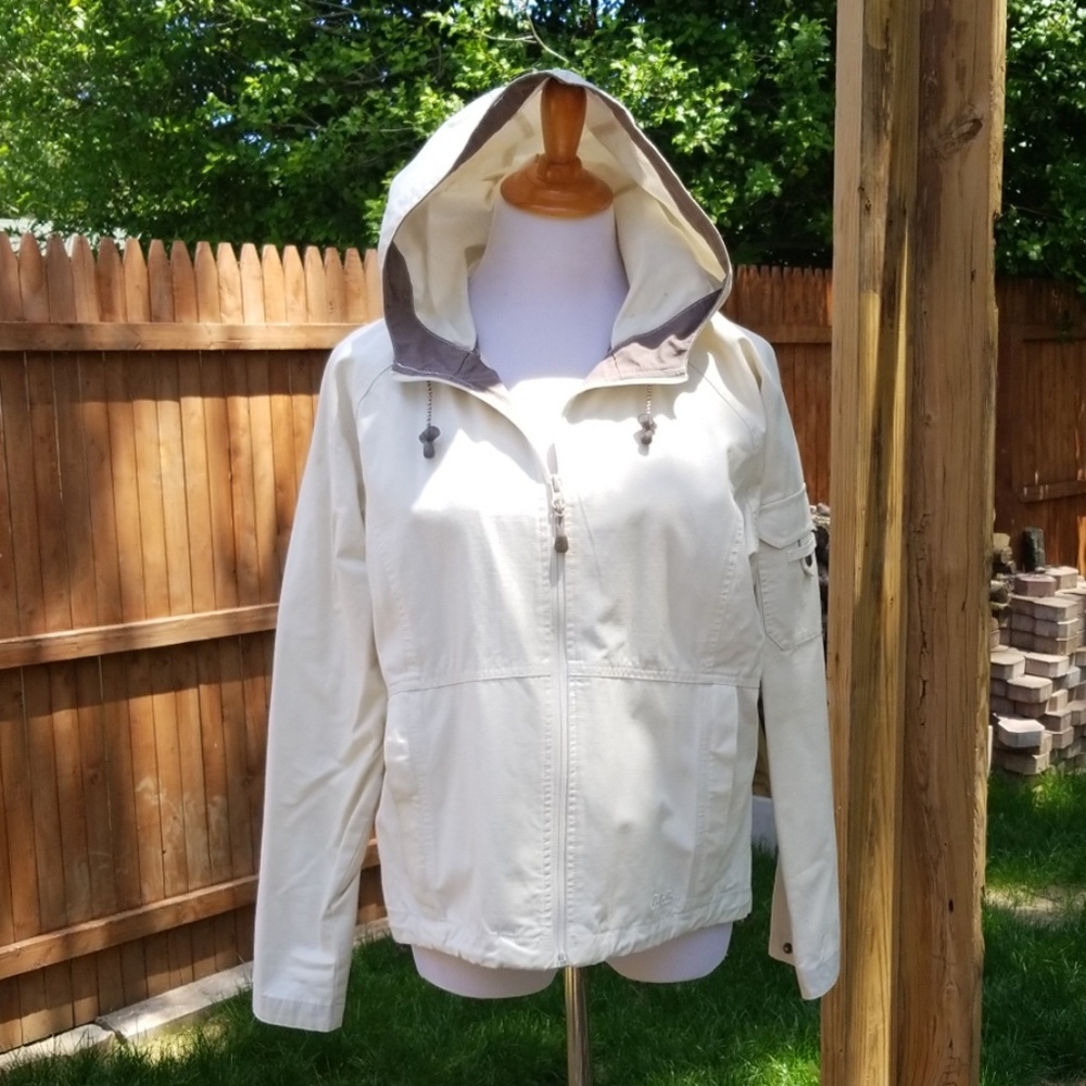 Cabell casual hooded canvas jacket